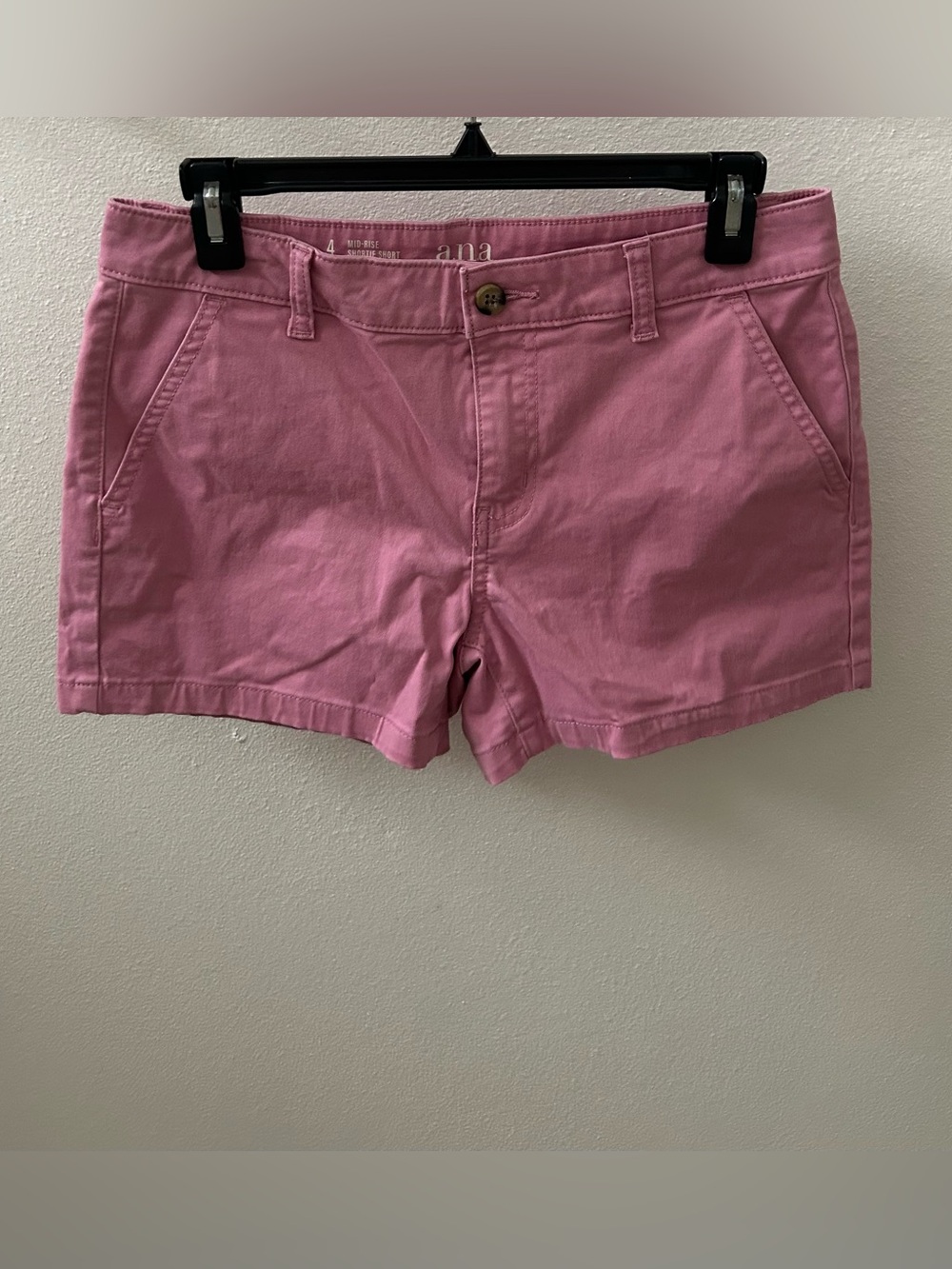 a.n.a Pink Cotton Chino Shorts